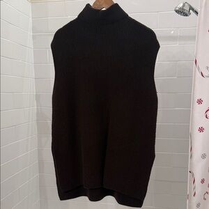 Ann Taylor Chocolate Ribbed Sweater